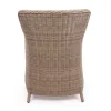 Rio Dusty Cafesæt m/2 spisestole - Ø 70 cm - m/vandafv. hynder