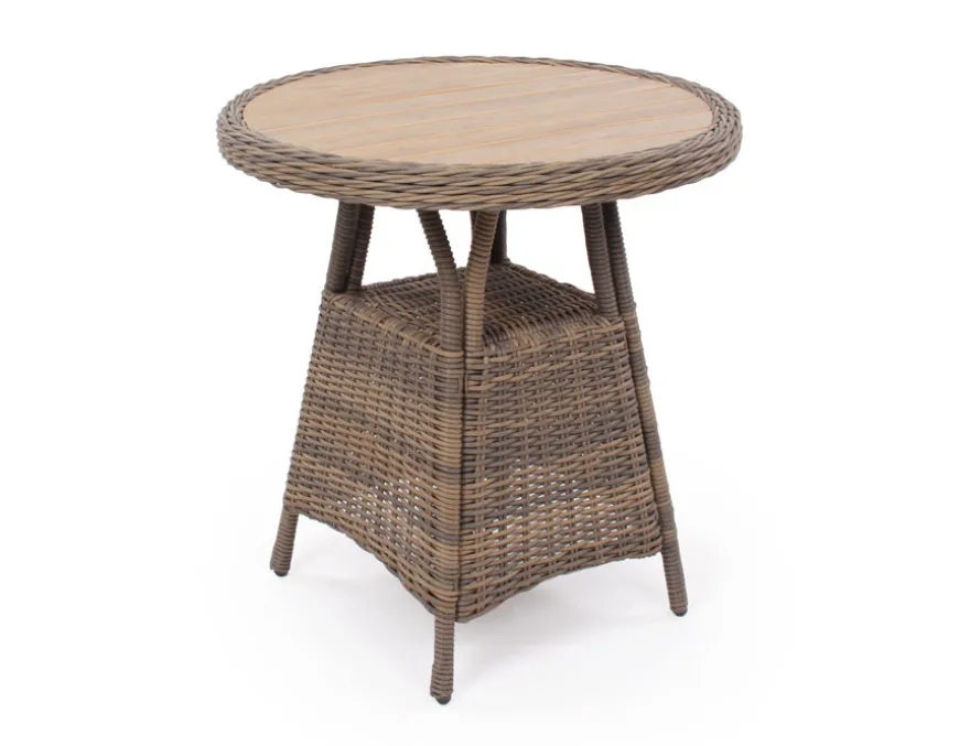 Rio Dusty Cafesæt m/2 spisestole - Ø 70 cm - m/vandafv. hynder