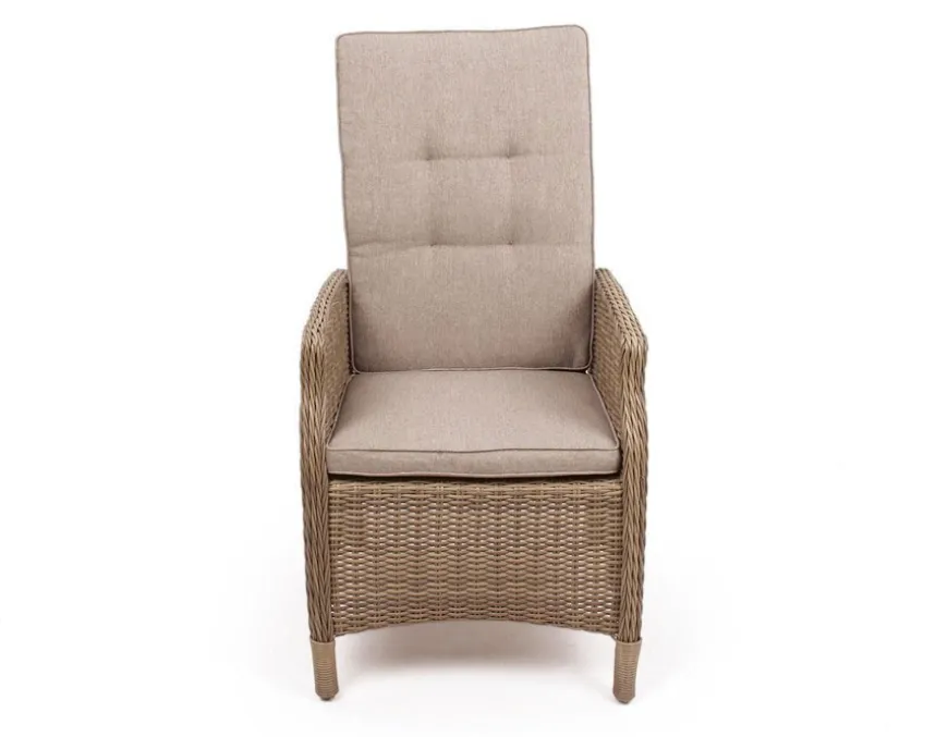 Rio Dusty Havemøbelsæt m/6 pos stole - 94x210 cm - m/vandafv. hynder