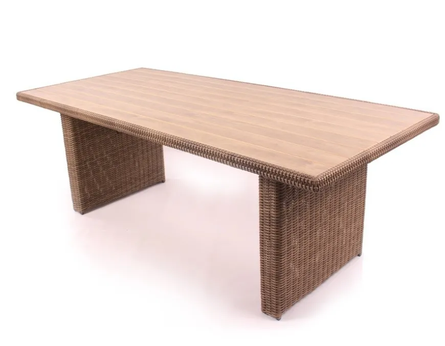 Rio Dusty Havemøbelsæt m/6 pos stole - 94x210 cm - m/vandafv. hynder