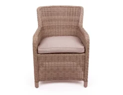 Rio Dusty Havemøbelsæt m/6 spisestole - 94x210 cm - m/vandafv. hynder
