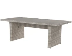 Rio Lys Grå Havemøbelsæt m/6 loungestole - 94x210 cm - m/vandafv. hynder