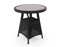 Rio Sort Cafebord - Ø 70 cm