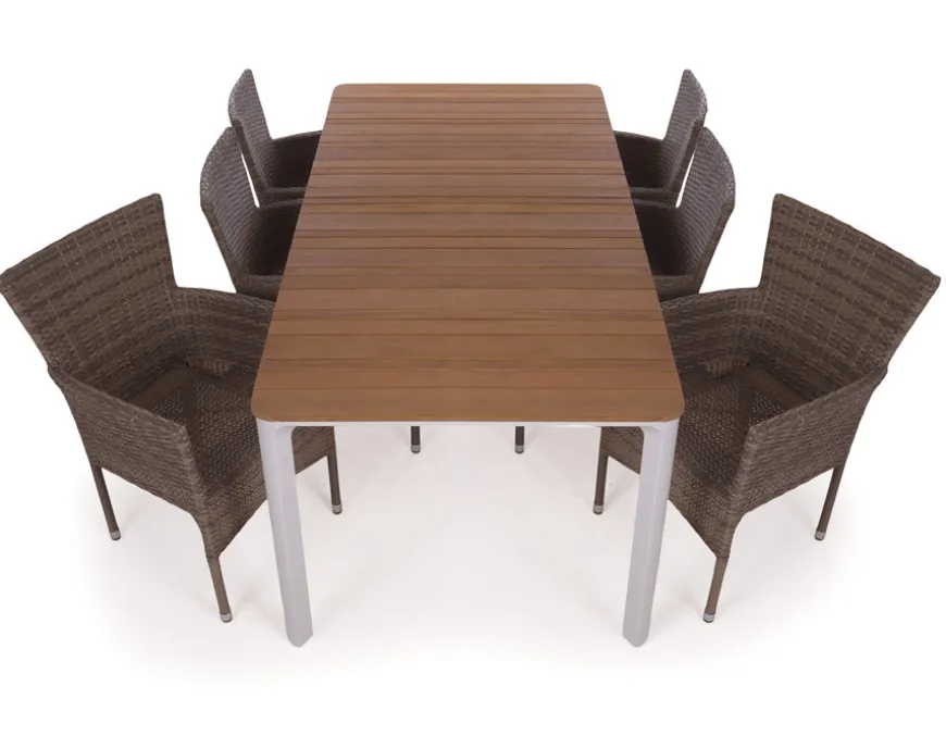 Ronja Cebu Dusty 2-line Havemøbelsæt - 90x200 cm