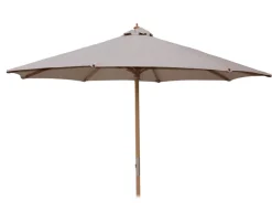 Saga Parasol Ø 3 meter - 2-delt - Beige
