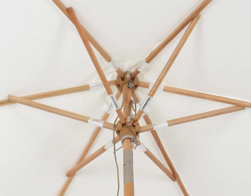 Saga Parasol Ø 3 meter m/tilt - Beige