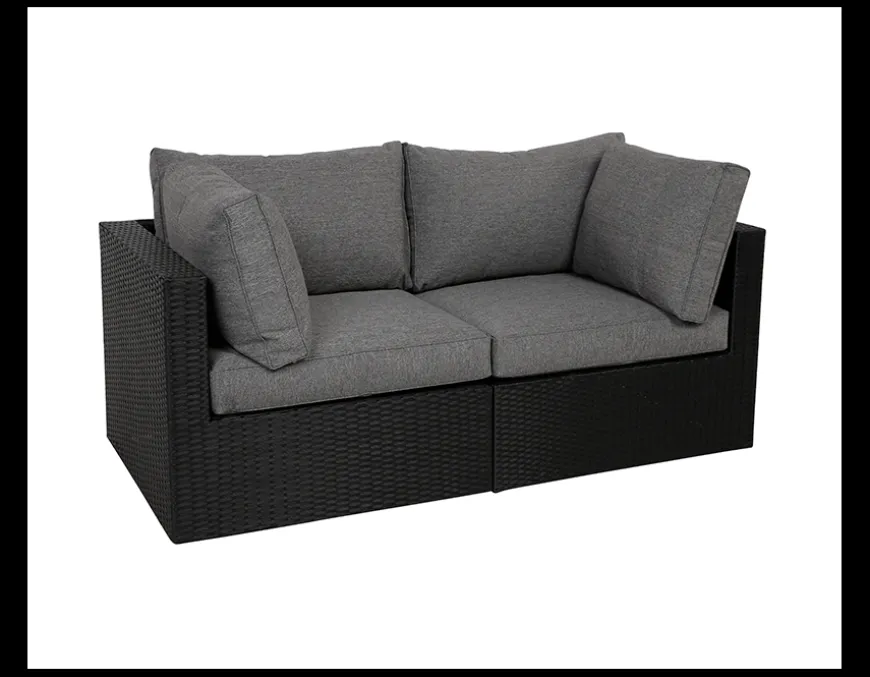 Sala 2 Personers Modul sofa m/vandafv. hynder