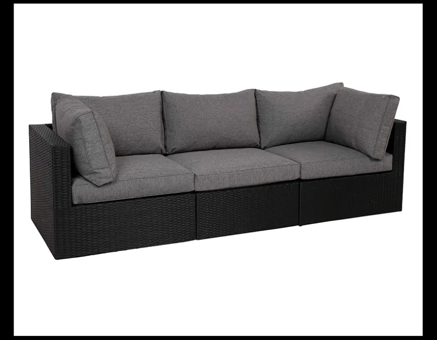Sala 3-personers modulsofa m/vandafv. hynder