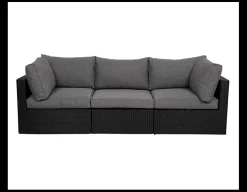 Sala 3-personers modulsofa m/vandafv. hynder