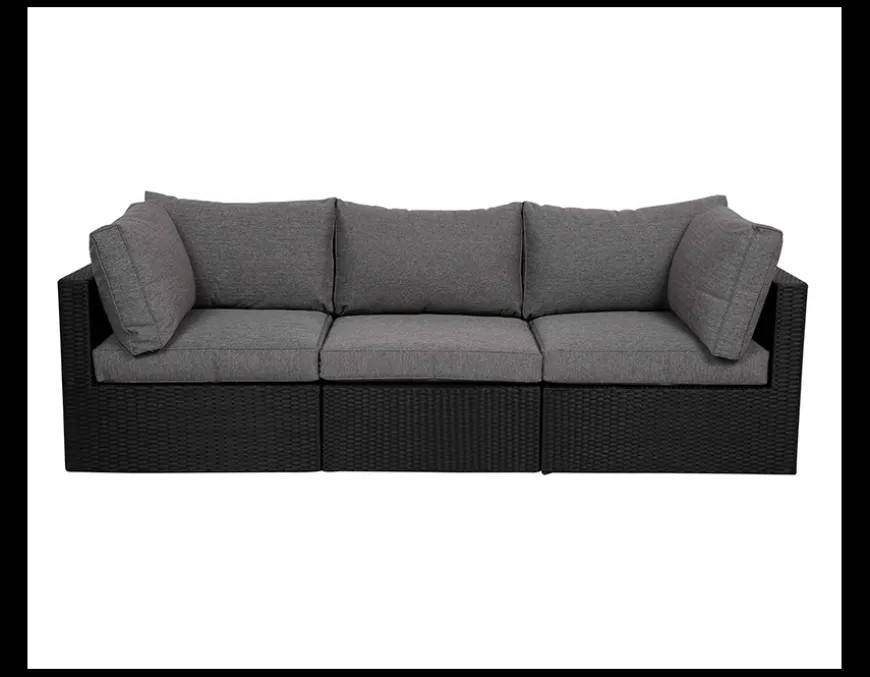 Sala 3-personers modulsofa m/vandafv. hynder