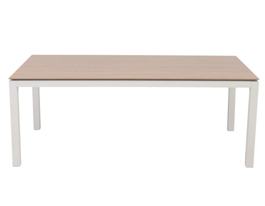Selma Andrea Havemøbelsæt - 100x200 cm - Gråhvid