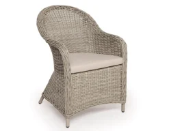 Selma Freja Havemøbelsæt - 100x200 cm - Gråhvid
