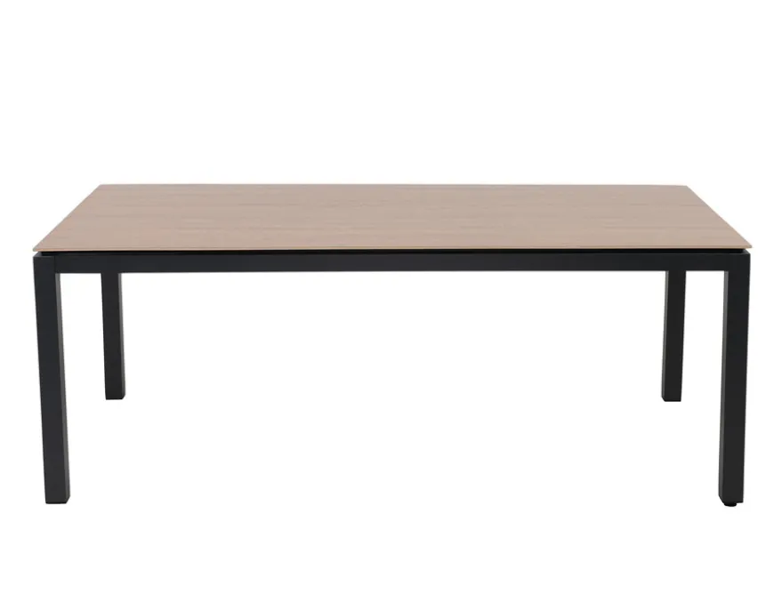 Selma Geneve Havemøbelsæt - 100x200 cm - Antracitgrå