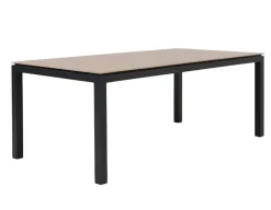 Selma Havebord - Silicate - 100x200 cm - Antracitgrå