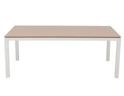 Selma Havebord - Silicate - 100x200 cm - Gråhvid