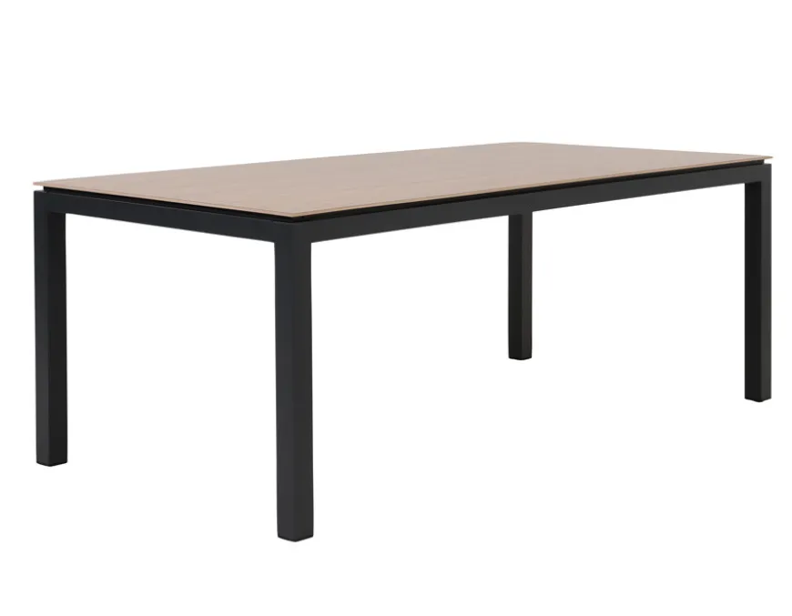 Selma Sonja Havemøbelsæt - 100x200 cm - Antracitgrå