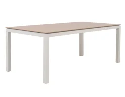 Selma Sonja Havemøbelsæt - 100x200 cm - Gråhvid