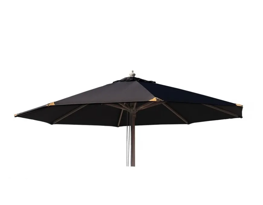 Signe Parasol Ø 3 meter - 2-delt - Sort