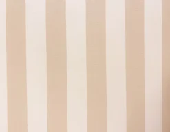Signe Parasol Ø 3 meter - 2-delt - Hvid/Beige stribet