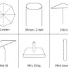 Signe Parasol Ø 2 meter m/tilt - Sort