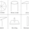Signe Parasol Ø 2,5 meter m/tilt - Natur
