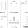 Signe Parasol 2,5 x 2,5 meter M/tilt Sand
