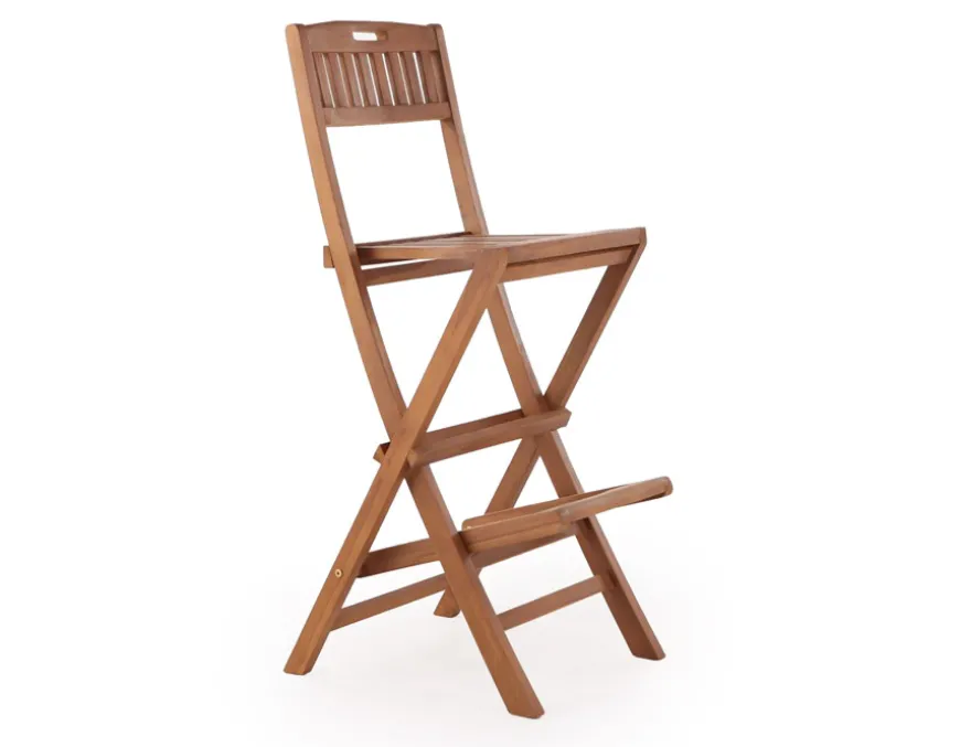 Teak Barstol
