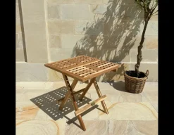 Teak Klapbord firkantet