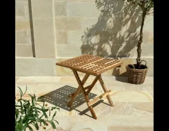 Teak Klapbord firkantet