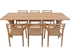 Thor 240 Duri m/arm Teak Havemøbelsæt