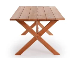 Thor Teak Plankebord m/x-legs - 100x240 cm