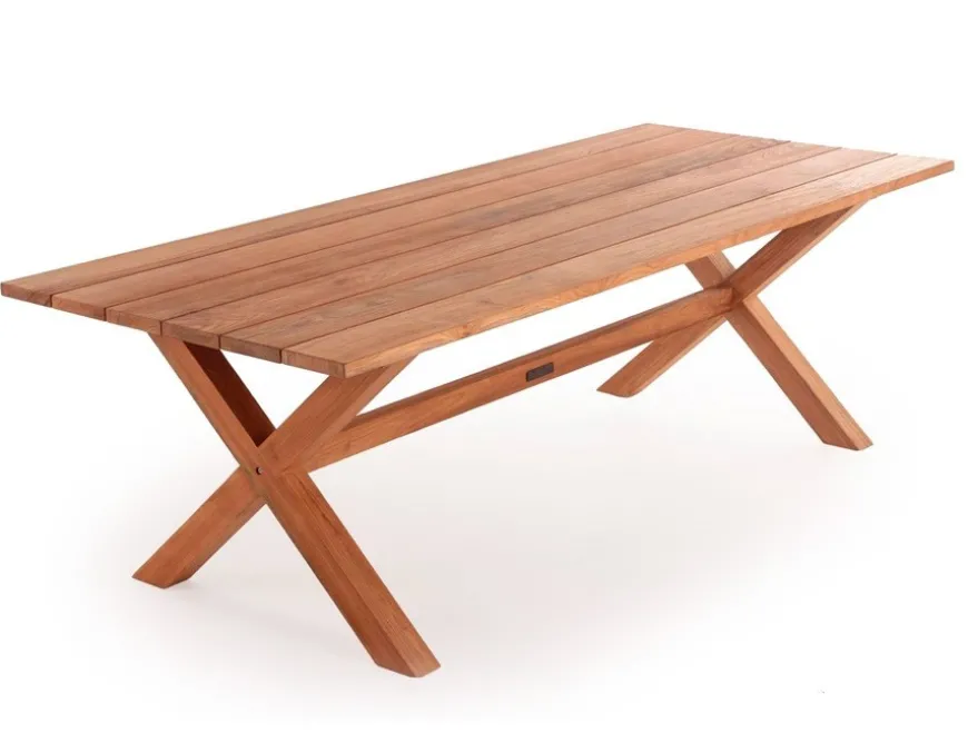 Thor Teak X-leg 240 Devon Havemøbelsæt