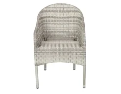 Tina Andrea Havemøbelsæt m/6 stole - Ø152 cm - Gråhvid