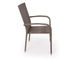 Tina Geneve Havemøbelsæt m/6 stole - Ø178 cm - Gråhvid/Dusty