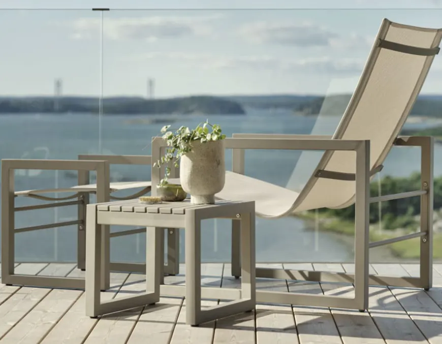 Vevi Fodskammel - 56x45 cm - Beige
