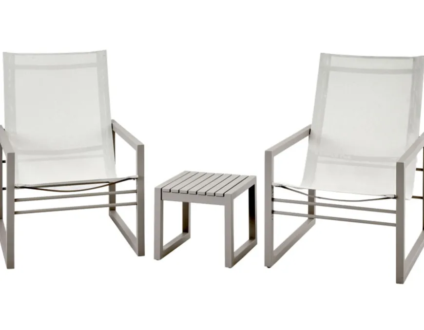 Vevi Sidebord - 40x40x35 cm - Beige
